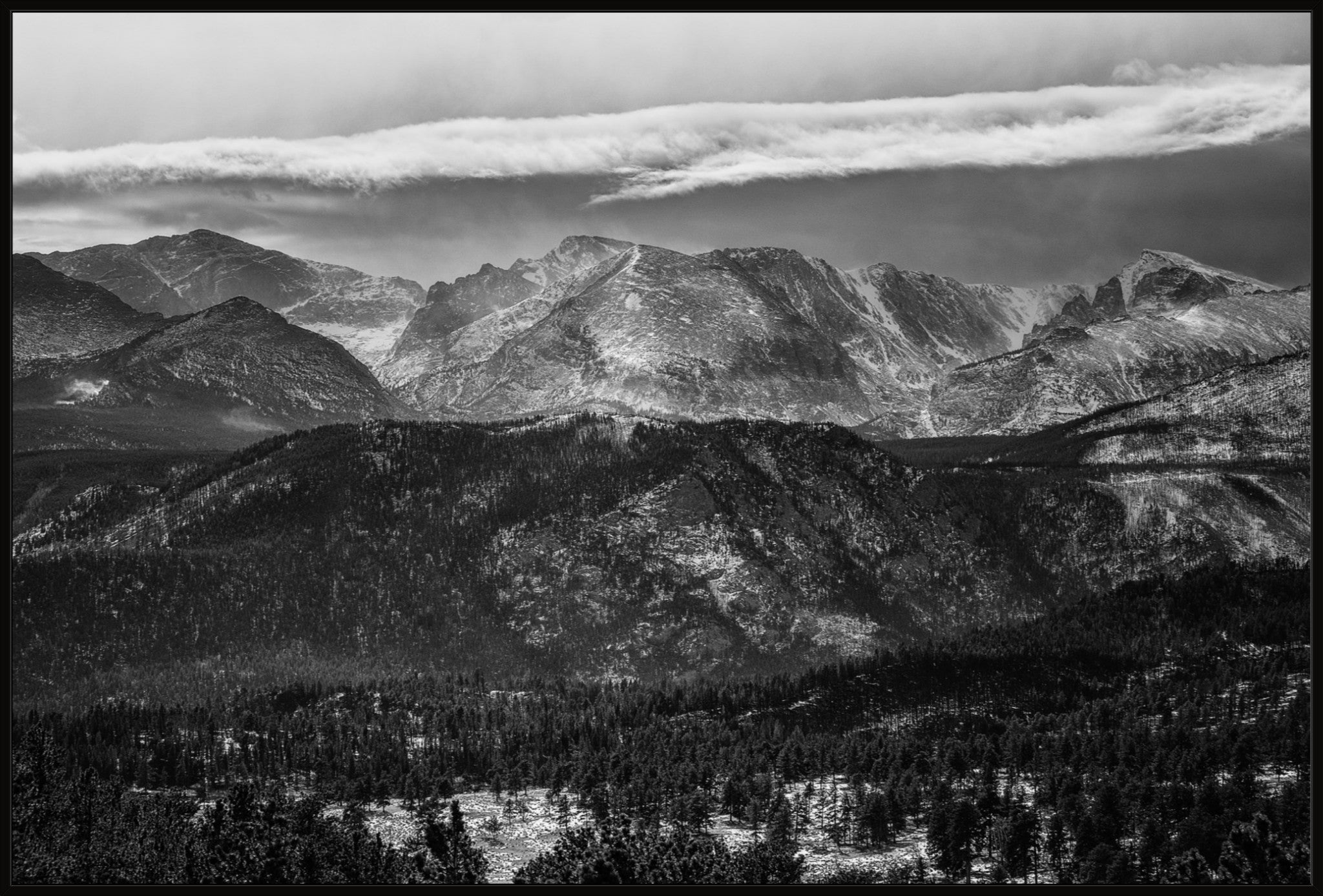 Front Range Layers in BW