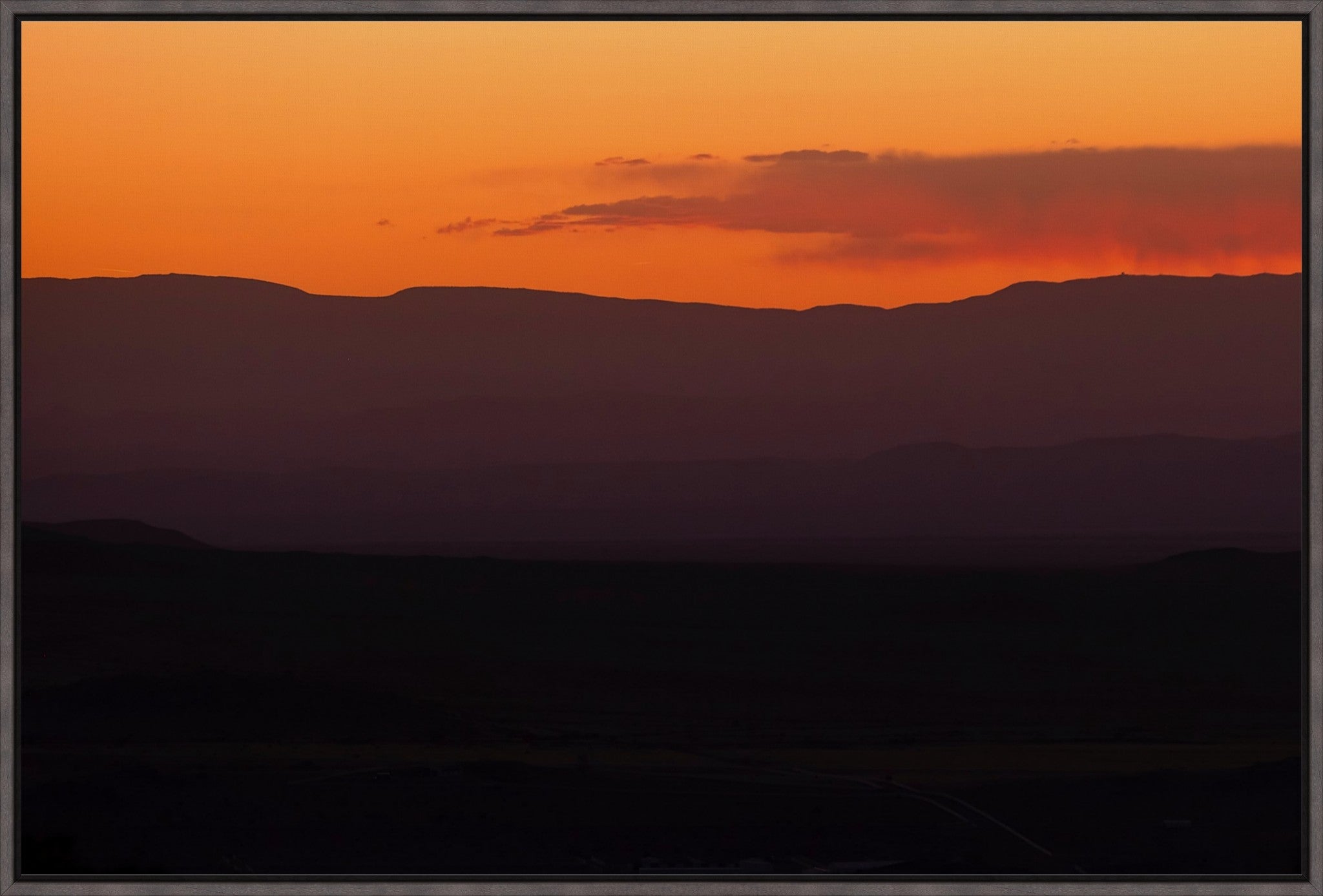Layers of a Setting Sun