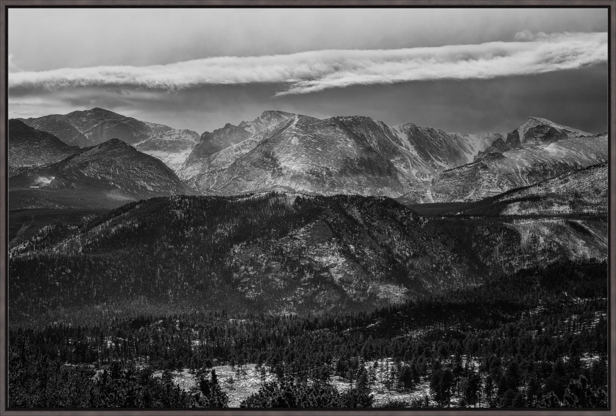 Front Range Layers in BW