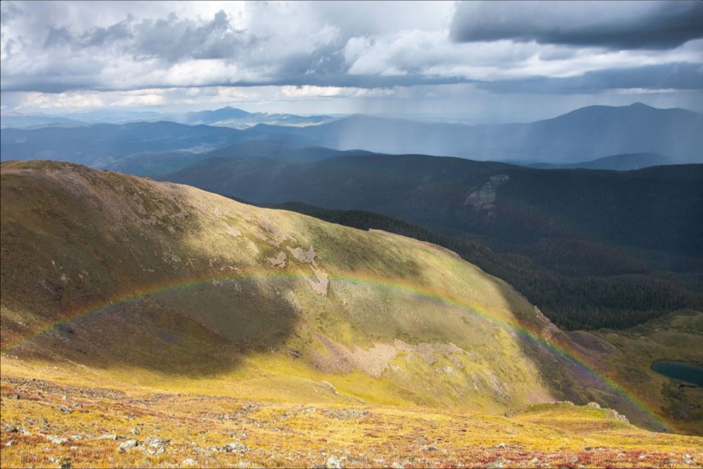 Double Rainbow from Mt. Walter