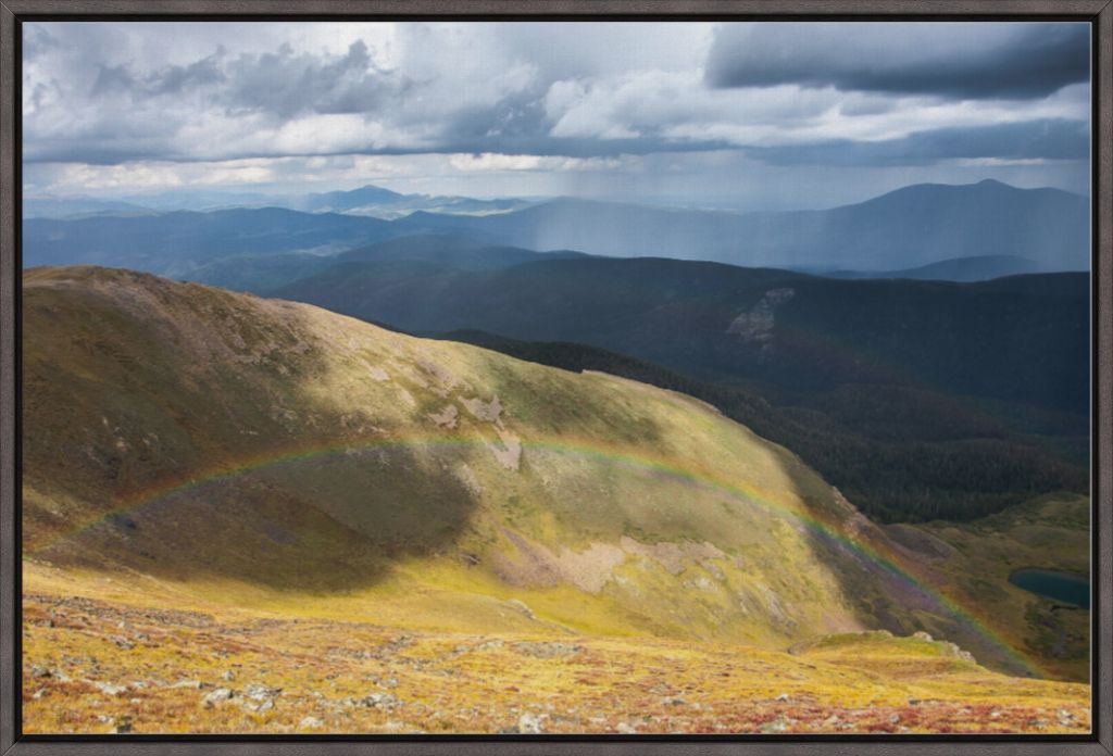 Double Rainbow from Mt. Walter