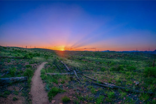 Burn Area Sunset