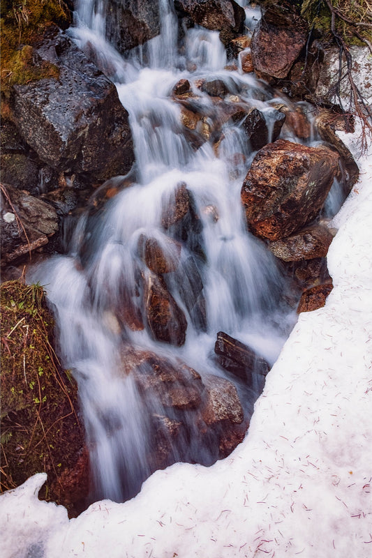 Snowmelt Waterfall