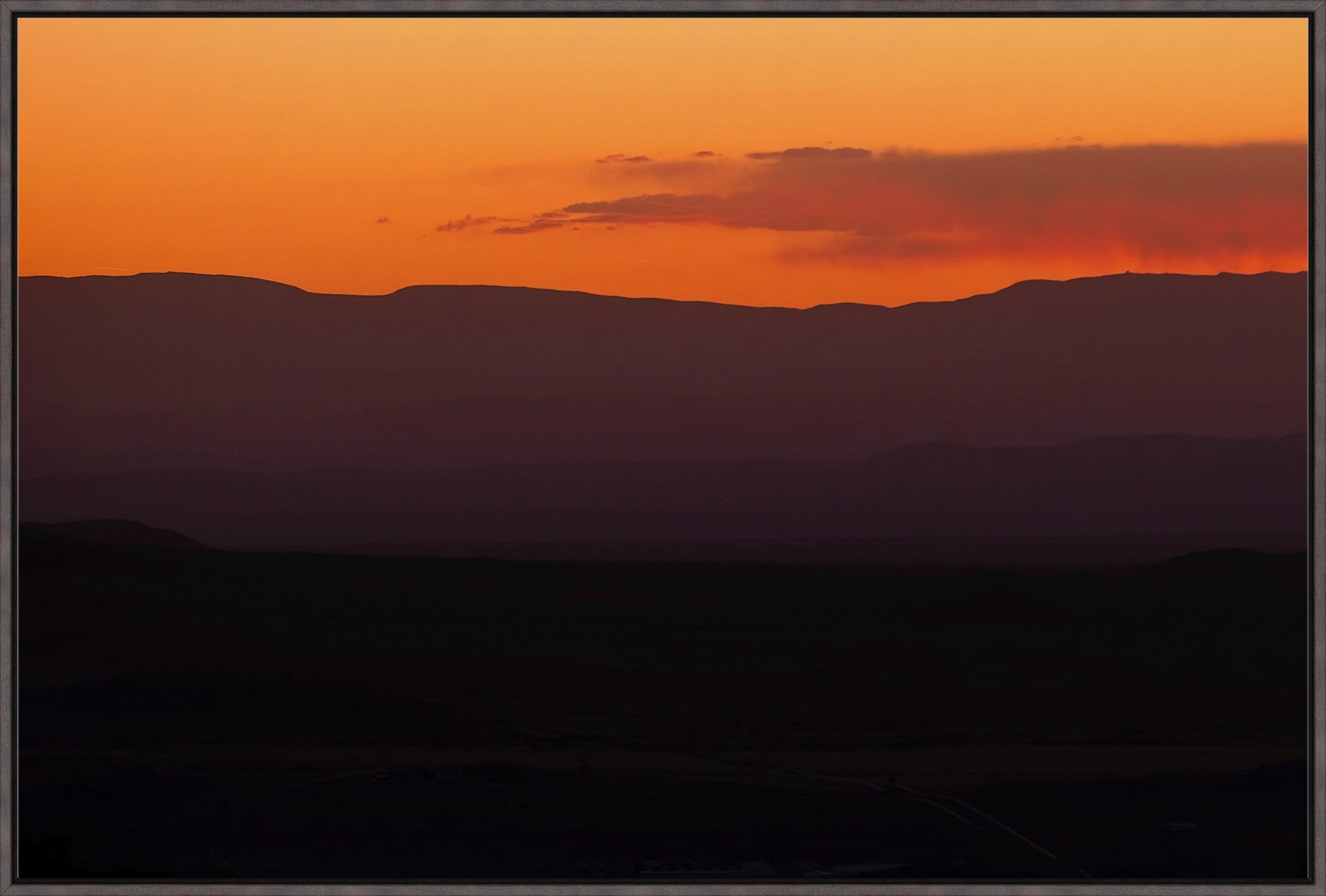 Layers of a Setting Sun