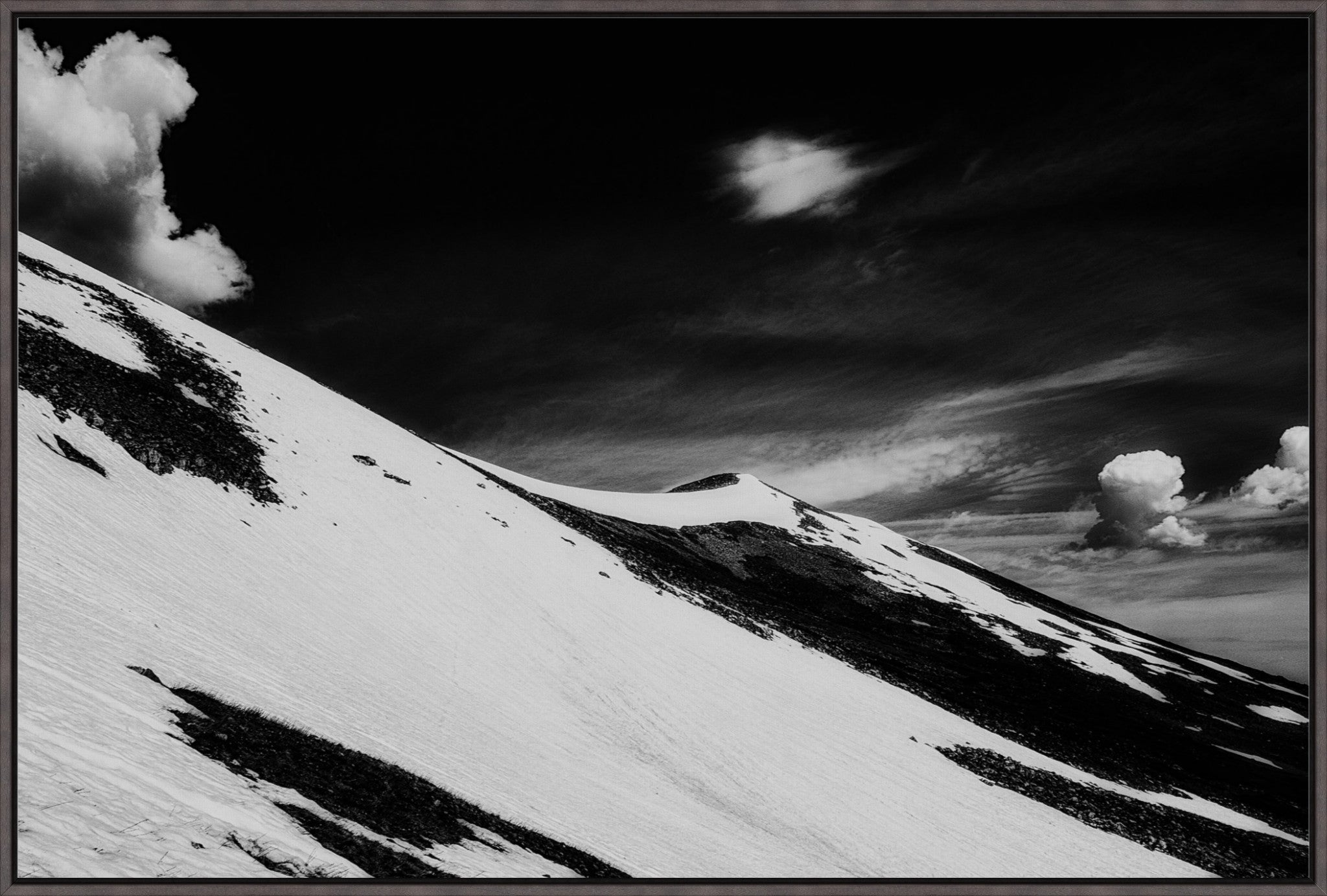 Ridgeline in BW