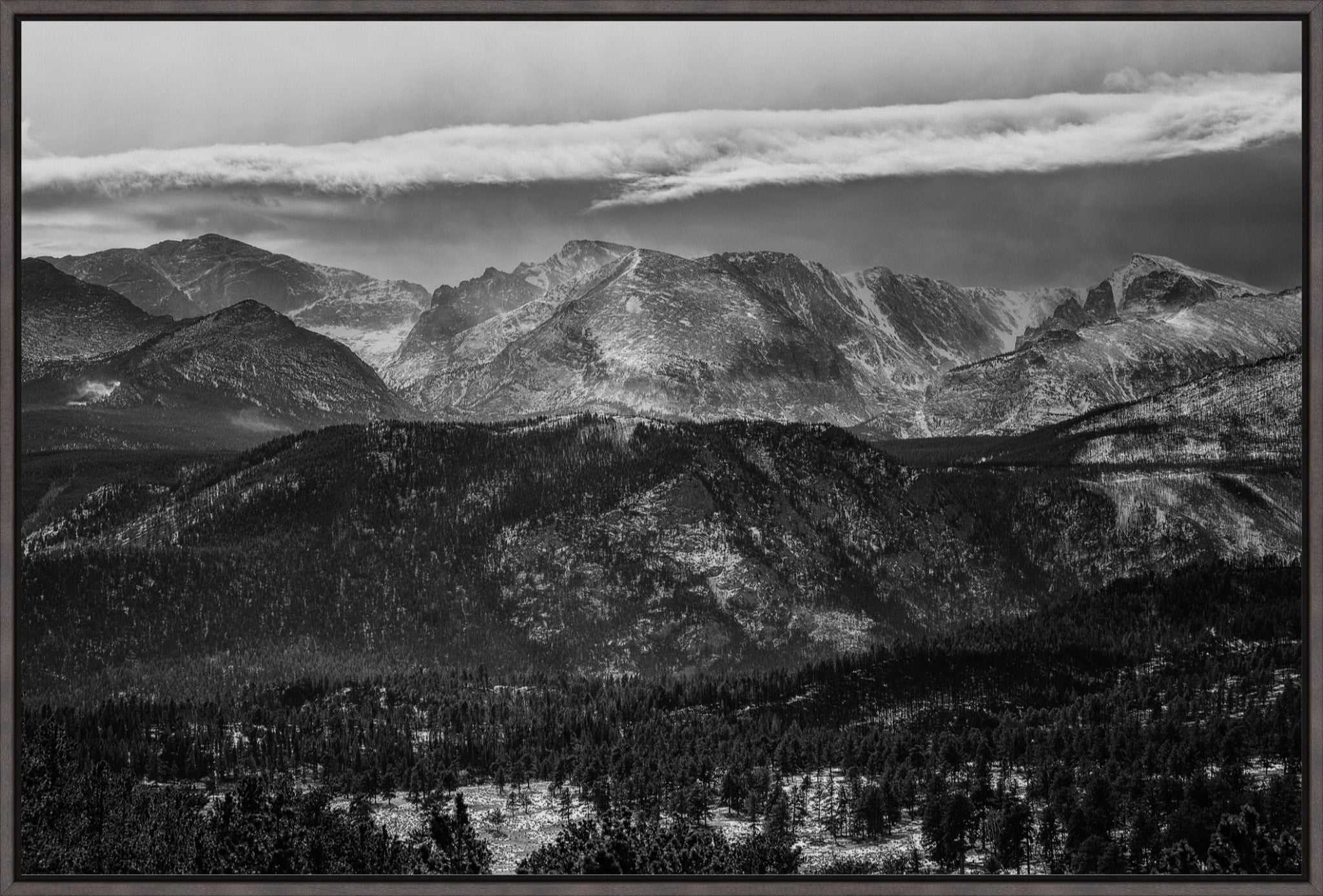 Front Range Layers in BW