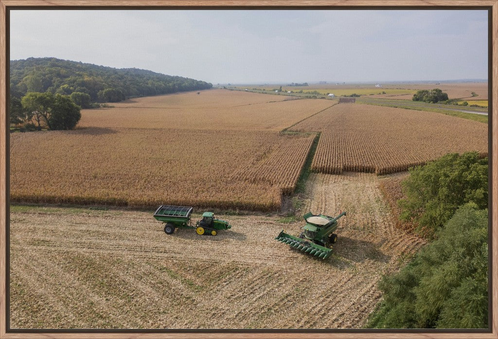 Aerial Corn Harvest I