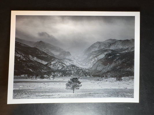 5x7 Fine Art Folding Card - Below the Storm