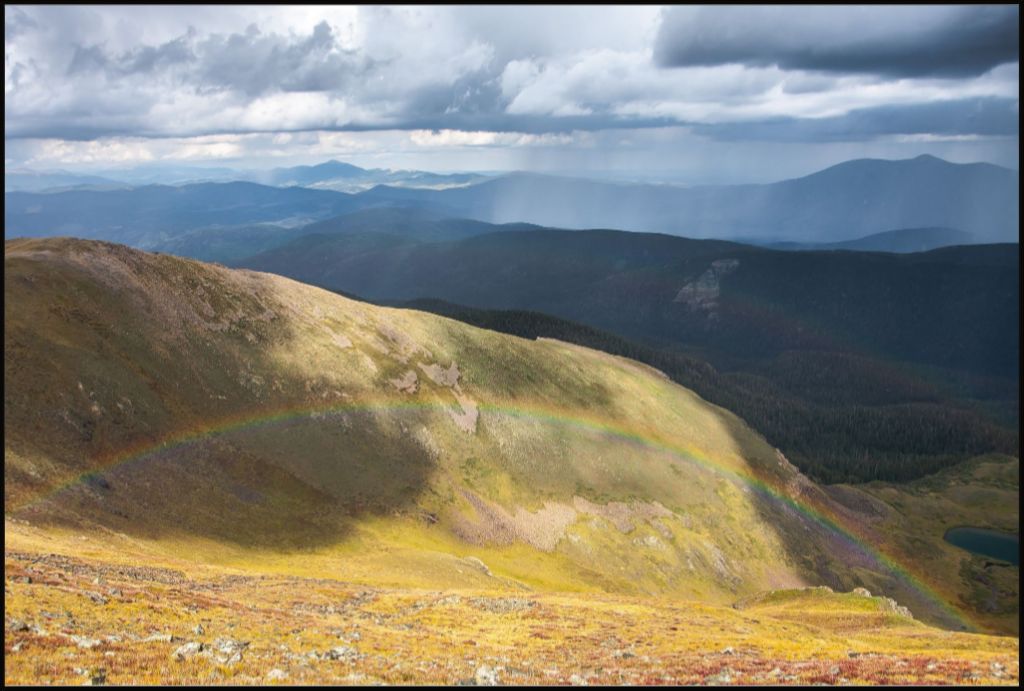 Double Rainbow from Mt. Walter