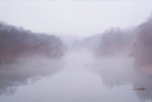 Foggy Winter Lake
