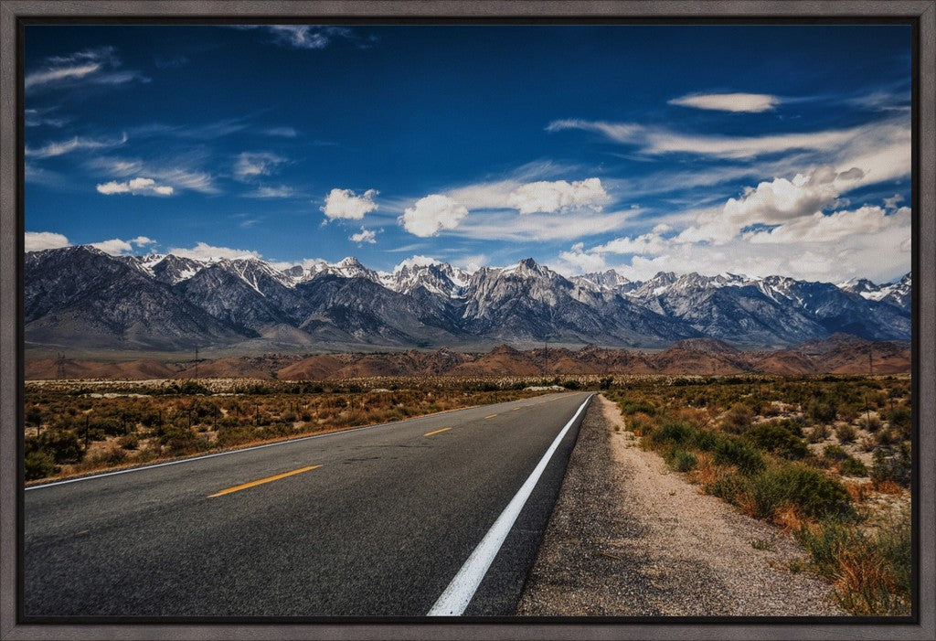 Highway to Lone Pine & Mt. Whitney