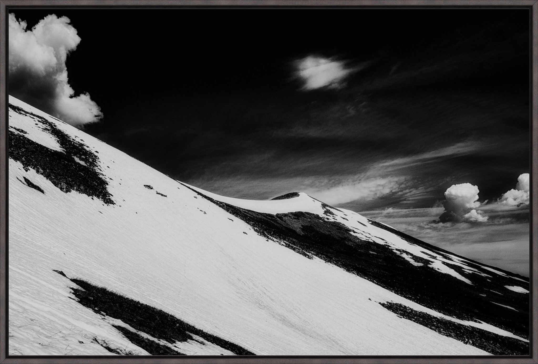 Ridgeline in BW