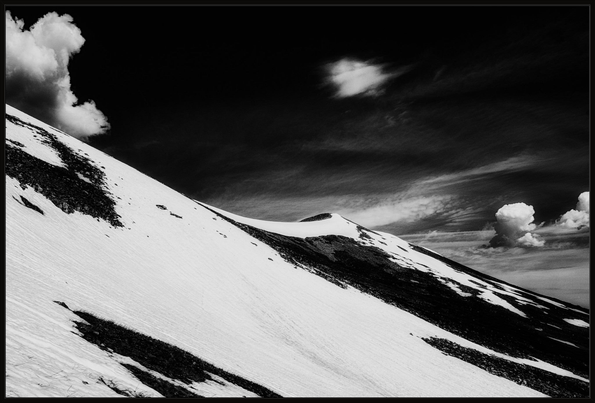 Ridgeline in BW