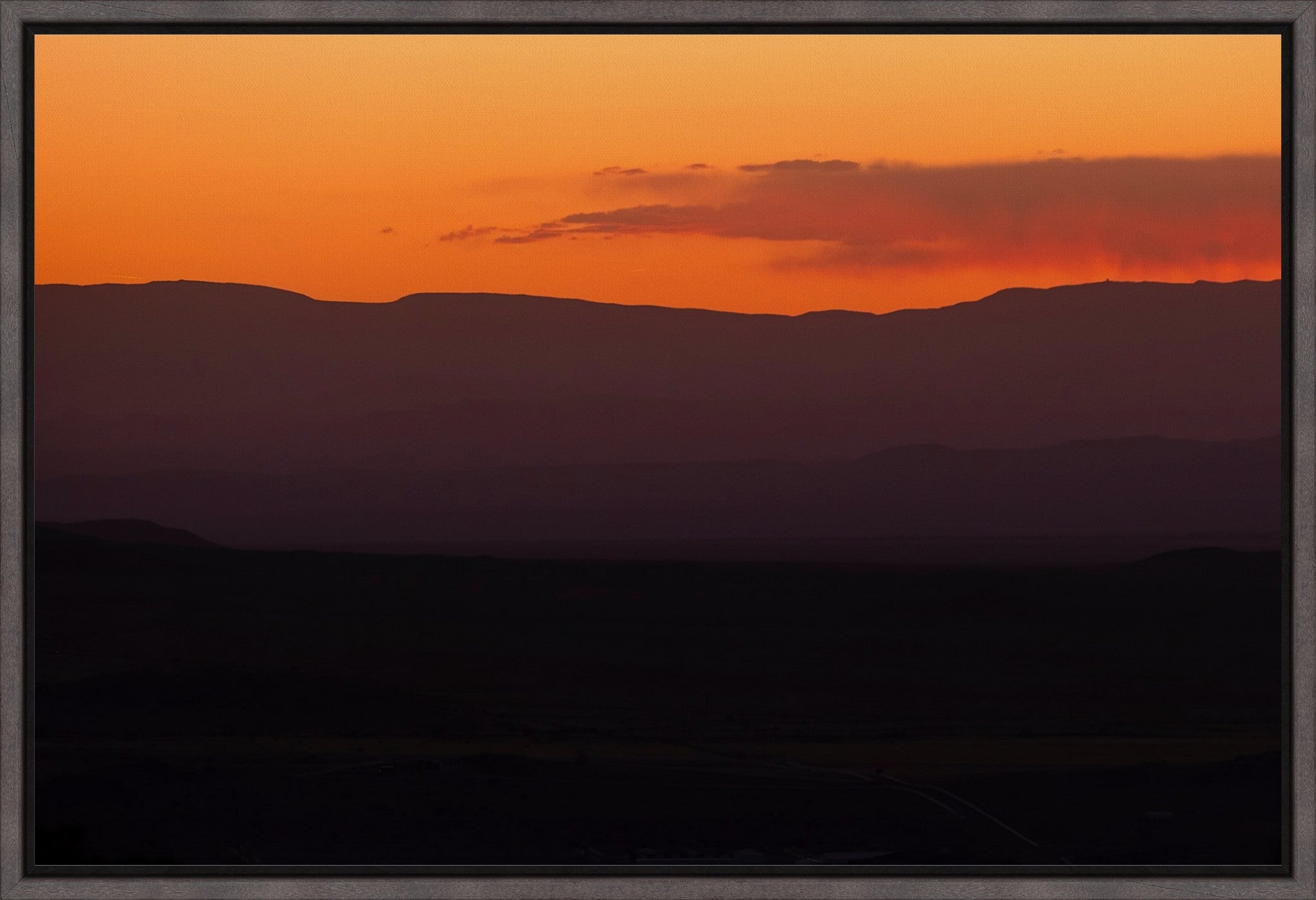 Layers of a Setting Sun