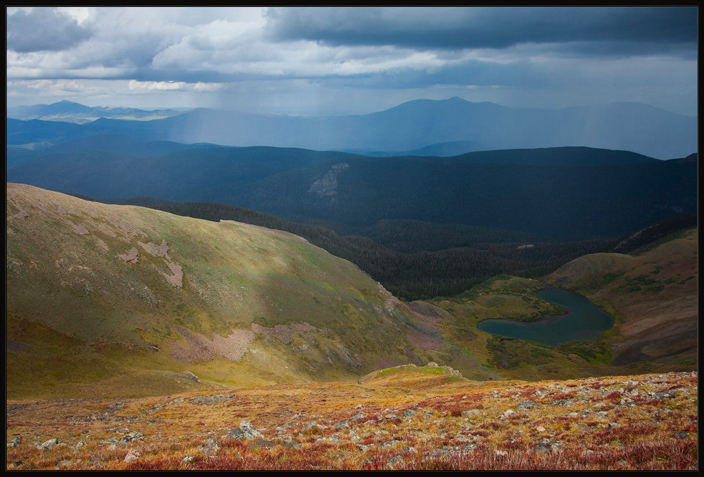 Horseshoe Lake from Mount Walter
