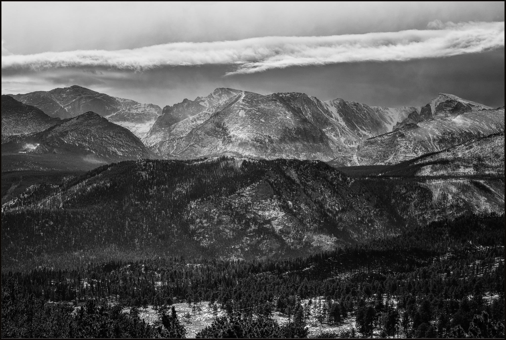 Front Range Layers in BW