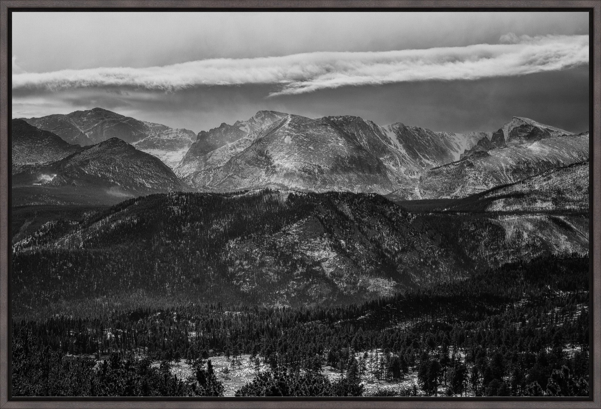 Front Range Layers in BW