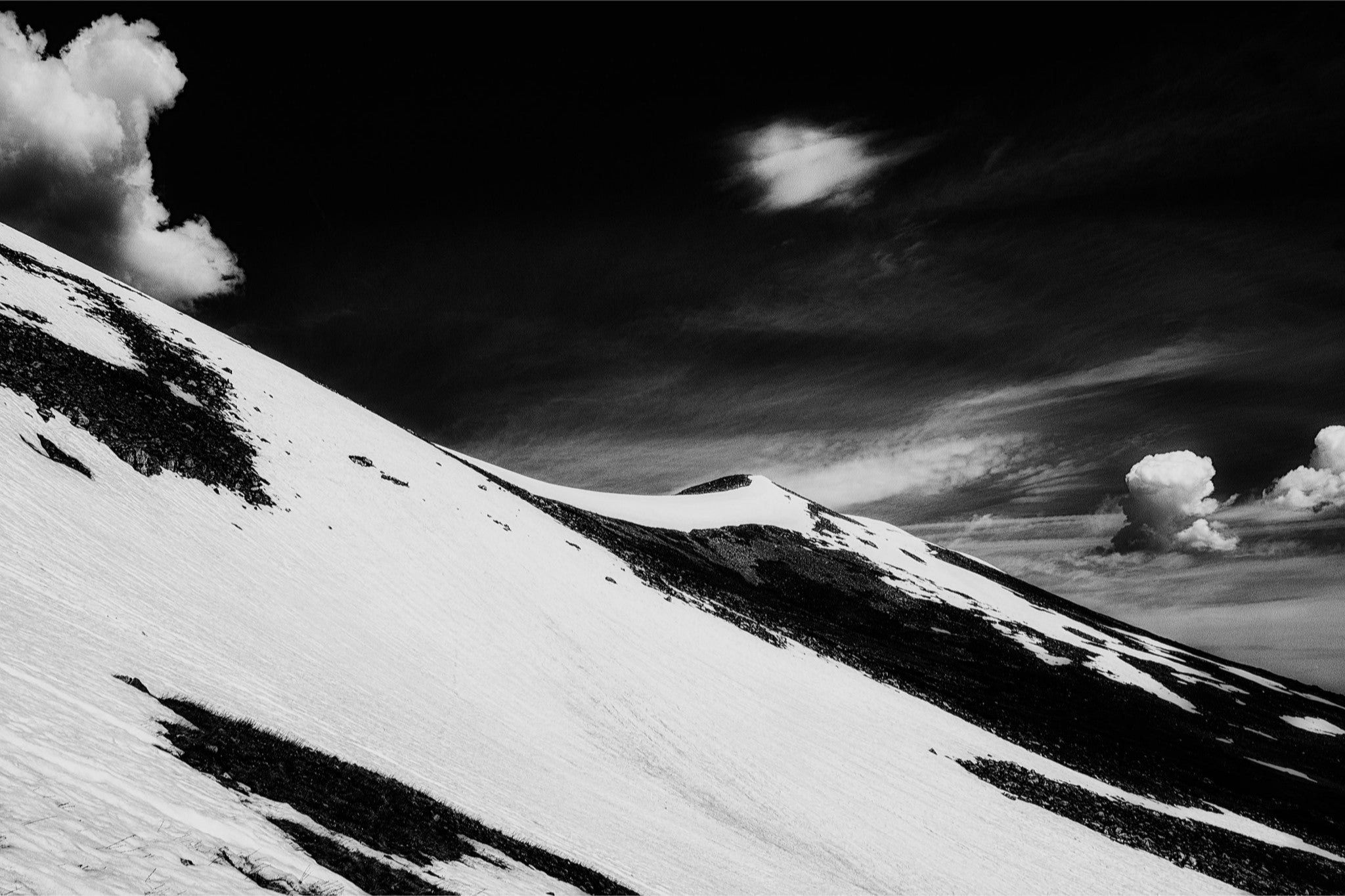 Ridgeline in BW