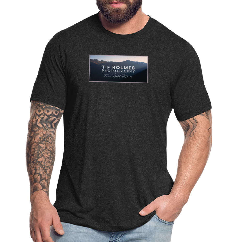 Unisex Tri-Blend T-Shirt - heather black