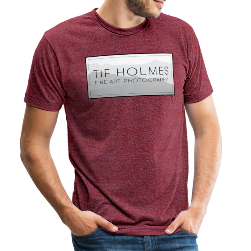 Unisex Tri-Blend T-Shirt - heather cranberry