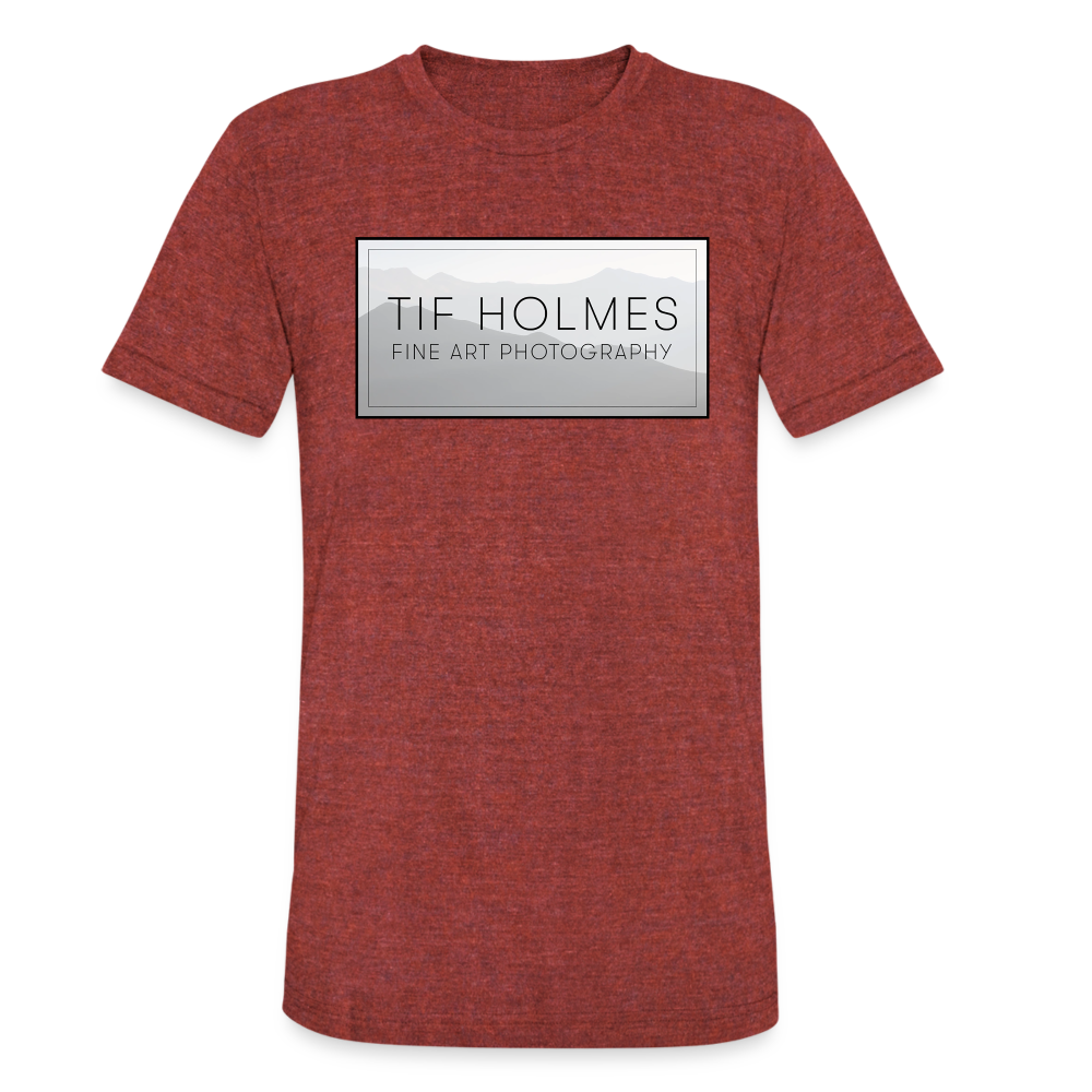 Unisex Tri-Blend T-Shirt - heather cranberry