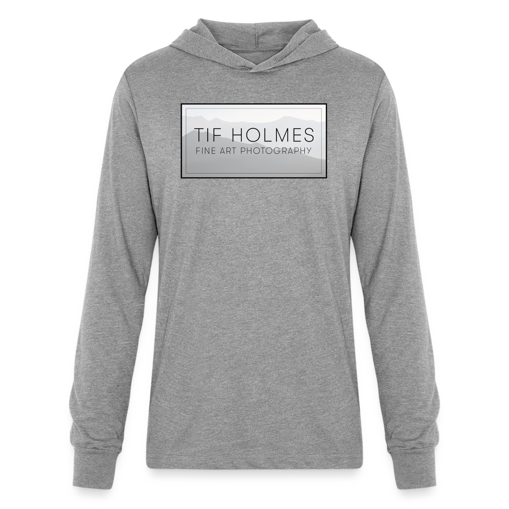 Unisex Long Sleeve Hoodie Shirt - heather grey