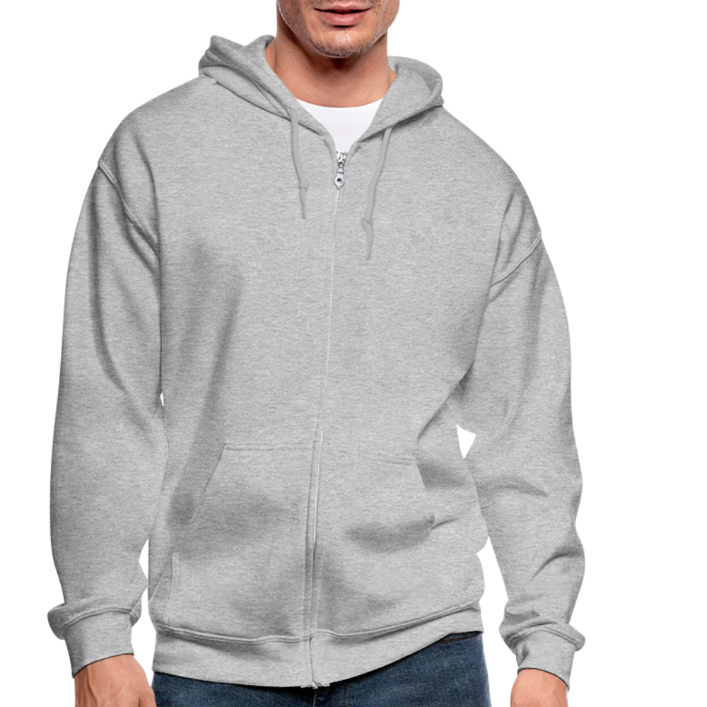 Gildan Heavy Blend Adult Zip Hoodie - heather gray