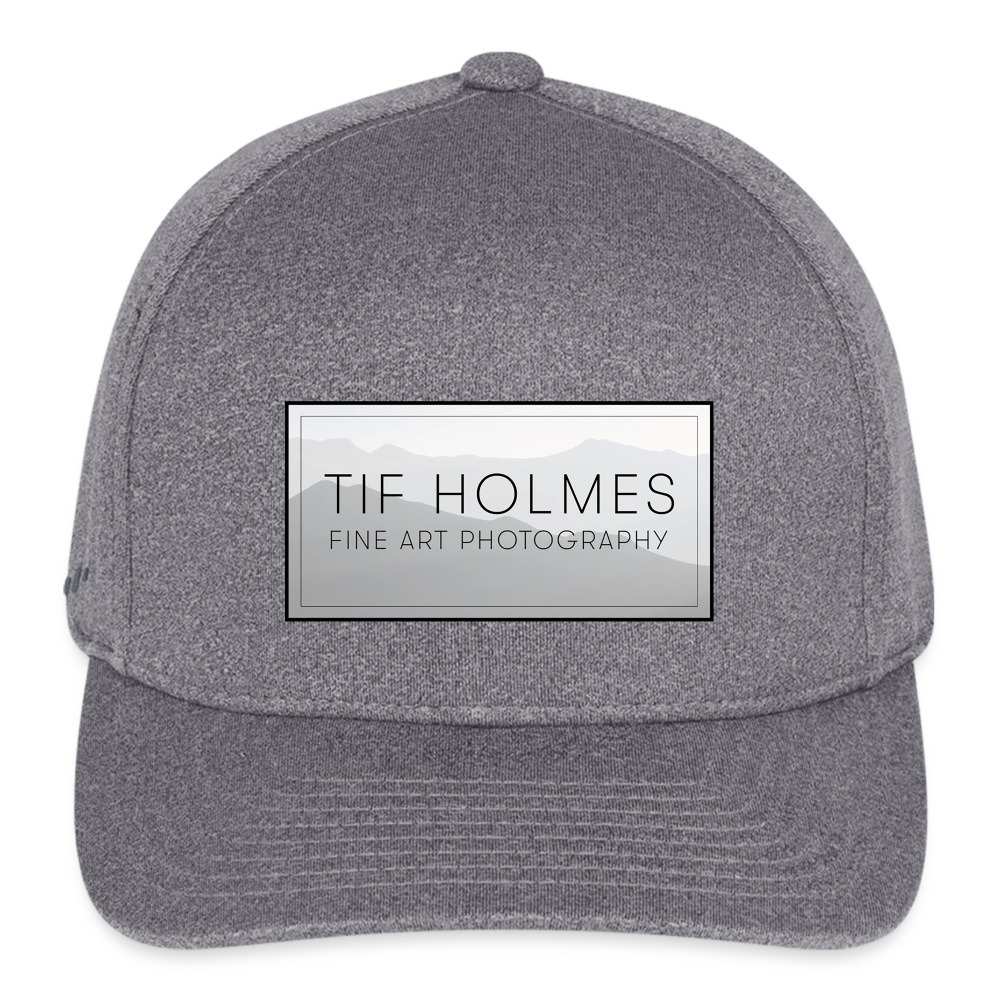 Flexfit Fitted Melange Baseball Cap - light heather gray